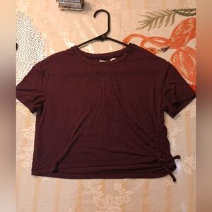 Old Navy Women's Dark Purple Crop Top
